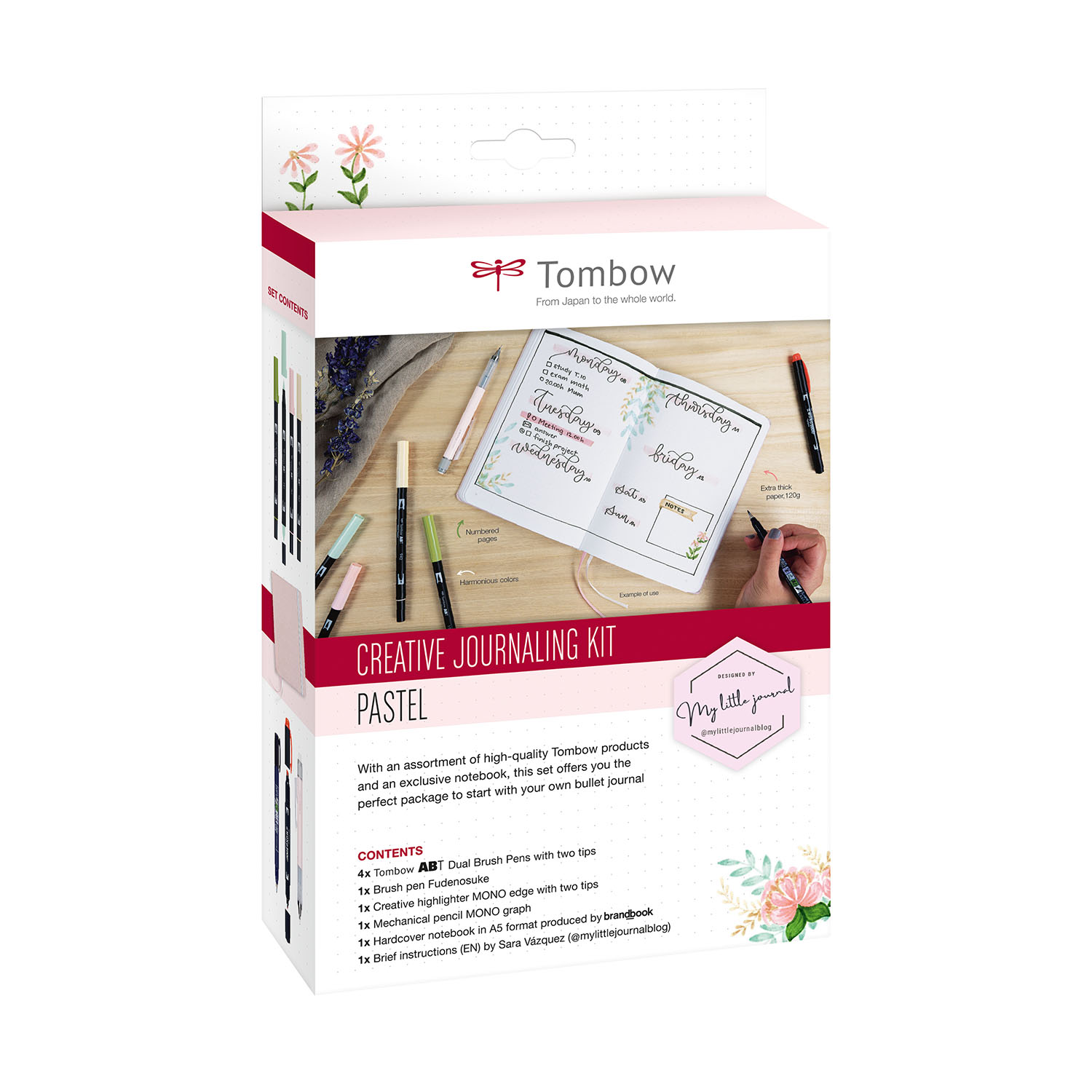 CREATIVE JOURNALING SET PASTEL TOMBOW Minkred